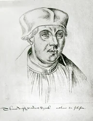 Porträt von Thomas Wolsey, Kardinal von York, aus dem Recueil d
